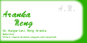 aranka meng business card